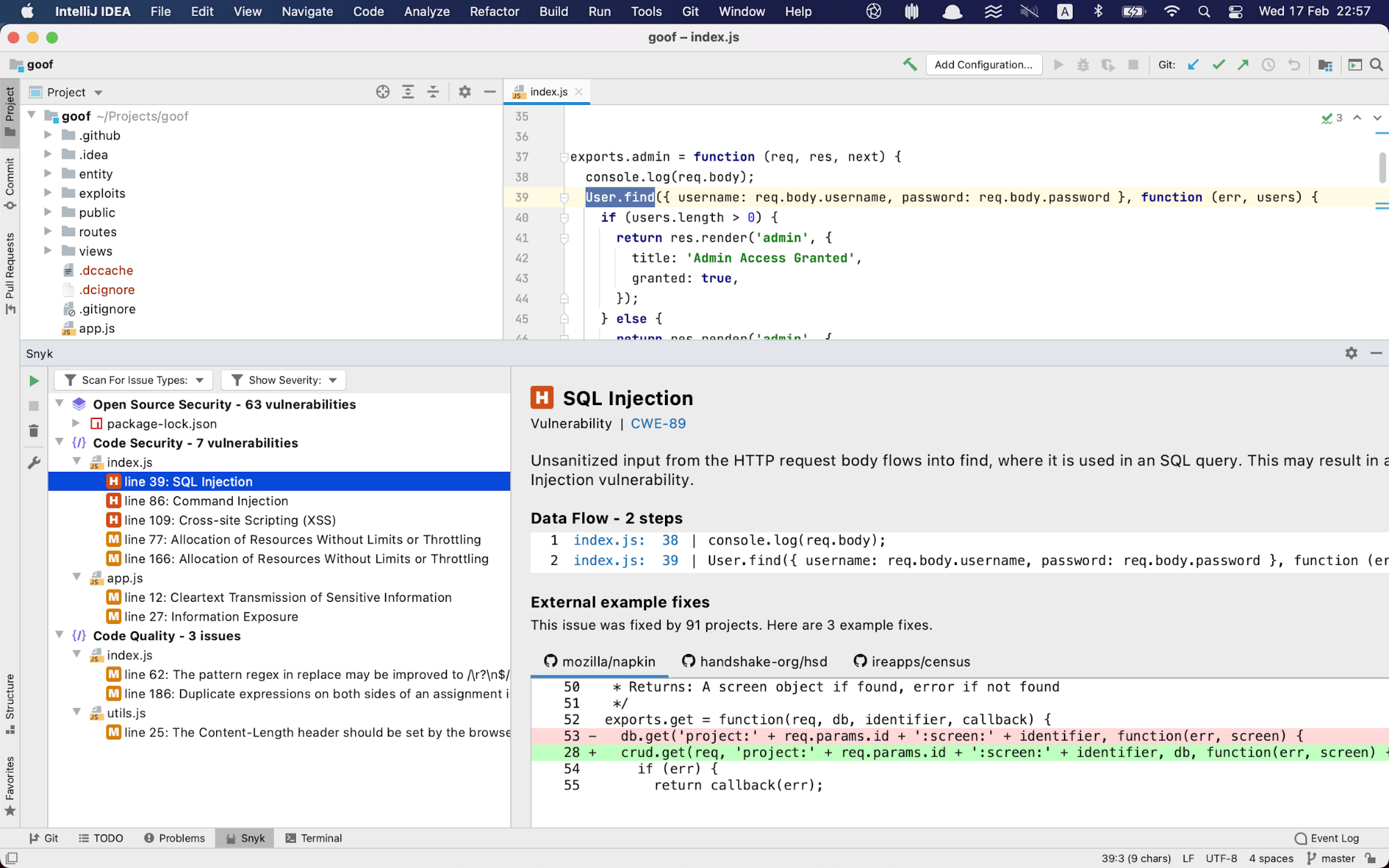 View PR impacts by inspecting code in the IDE
