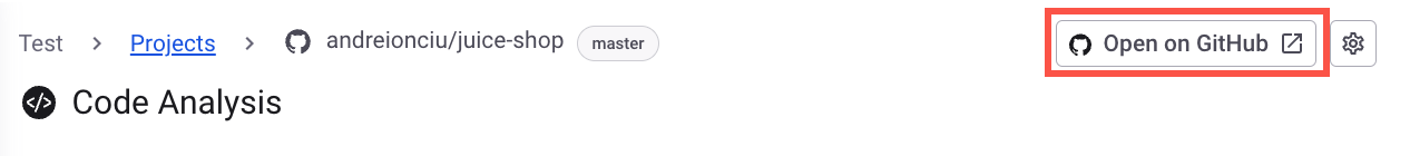 Overview of the external repository link.