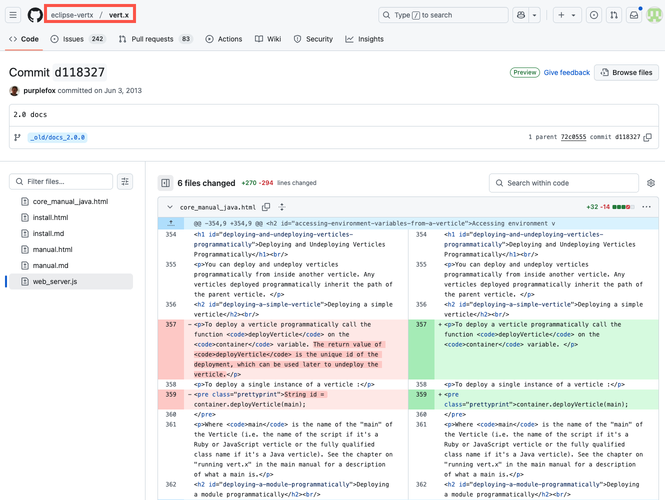 Source code external link in Fix analysis