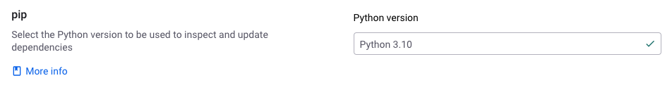 Pip Python version settings