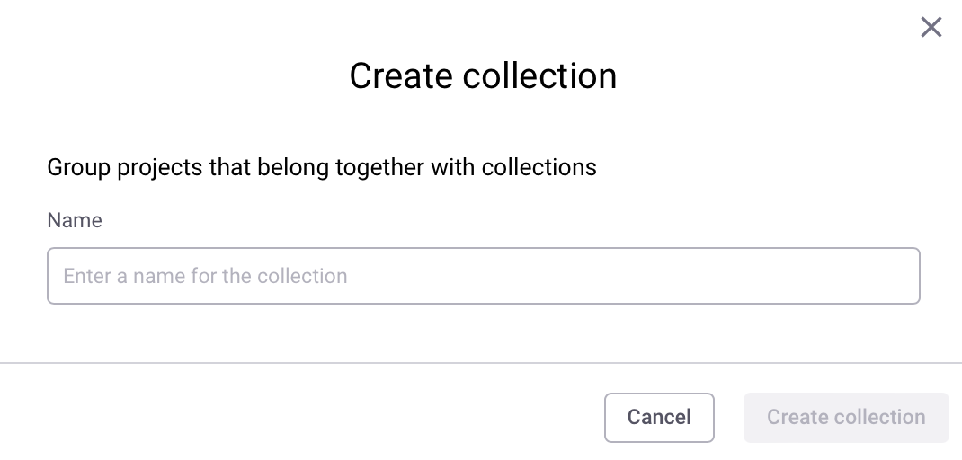 Name your collection