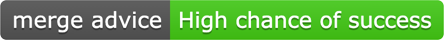 Merge advice label - high chance of success