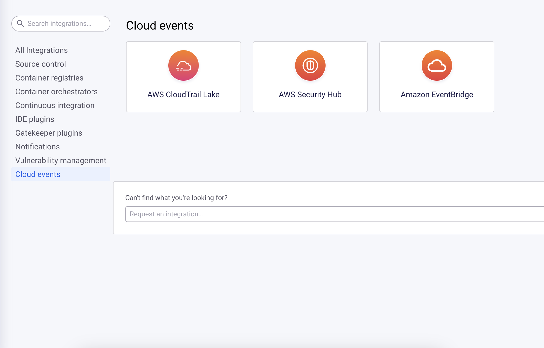 .Create new EventBridge integration